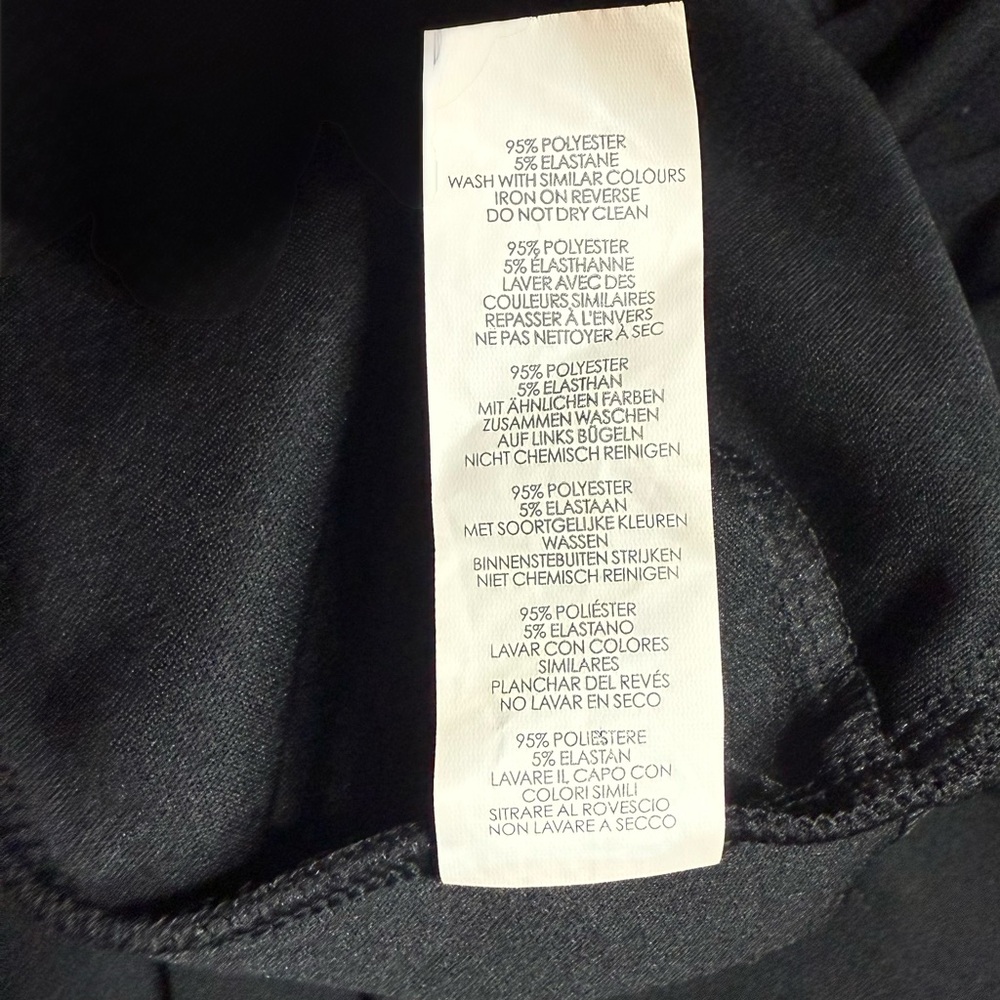 Boohoo Black Faux-Wrap Mini Dress - Picture 3 of 7